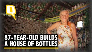 87-Year-Old Woman Builds Her House from Discarded Plastic Bottles