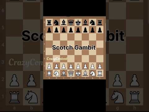 Scotch Gambit|#brilliantmove#chess#puzzle #chessgame #shorts #ytshorts#yt #youtube#trend