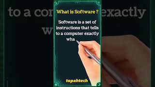 What is Software | Definition of Software With Examples | What is the Definition of Software#yt