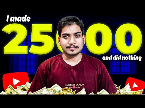 I Earned ₹25,000 with Just 500 Subscribers in 1 Month | Did NOTHING 😱