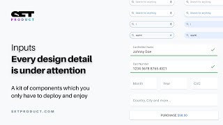 React UI kit. Inputs and text fields overview