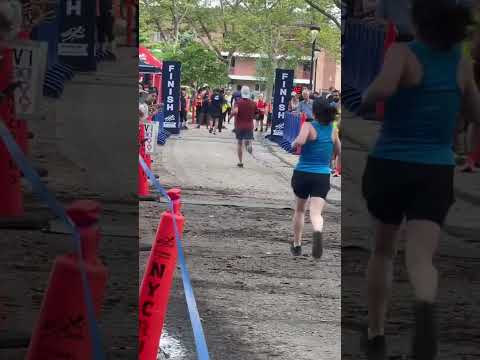Sweaty just the way I like it!    Happy July 4th. Governors Island Race Finish 10K ✅