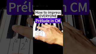 Prelude in C major - Easy piano tutorial