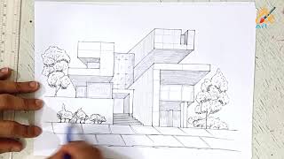 How To Sketch Like An Architect | 3d view home