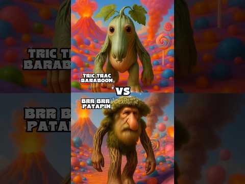 Brr Brr Patapim VS Tric Trac Baraboom! #brainrot #ai #shortvideo #brainrotanimals #brrbrrpatapim