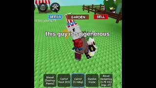 big w to f3lix #challange #roblox #growagarden #day1 #day1challenge