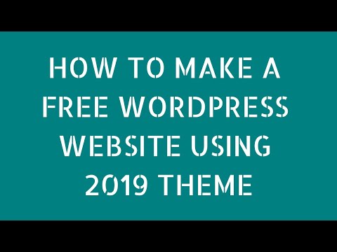 #1 How To Add & Activate 2019 Theme In WordPress