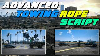 Free Advanced Towing Rope Script | Tow Truck Script | QBCore/ESX | FiveM Tutorial #211