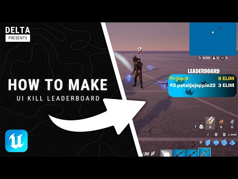 EASY UI Kill Leaderboard For UEFN With Verse