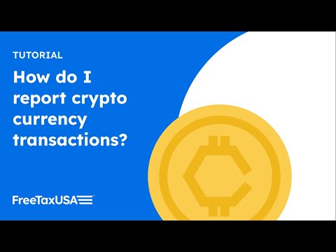 How to report crypto transactions on FreeTaxUSA