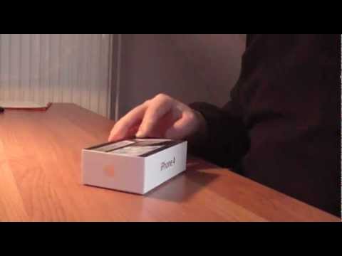 Iphone 4 unboxing/uitpakken