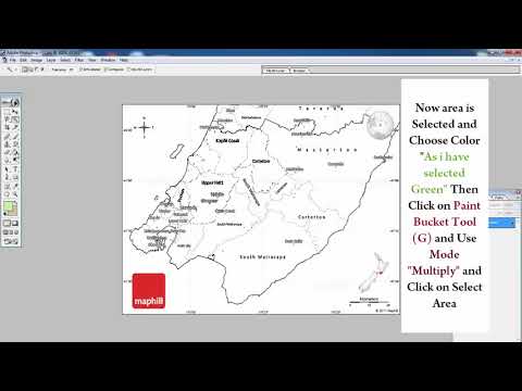 Map Coloring in Photoshop