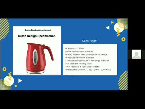 Termodinamika Kettle elektrik