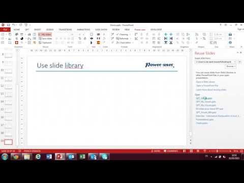 Slide library