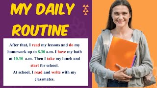Essay on My Daliy Routine in English || My Daily Routine Part 02@EnglishBlend88826