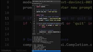 create your own gpt using python #hacker #hacking #hackinglife
