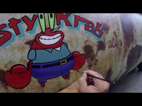 Rusty Krab 1961 Ford Pick Up Letering