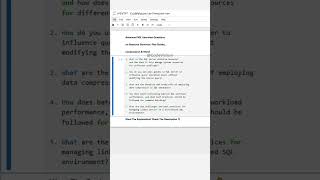 🚀 5 Advanced SQL Interview Questions on Resource Governor, Plan Guides, Compression & More! #SQL