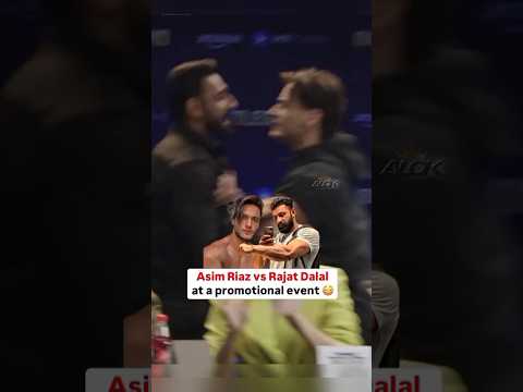 Asim Riaz and Rajat Dalal fight 🥶 cold moment #asimriaz #rajatdalal #fight #viral #shorts
