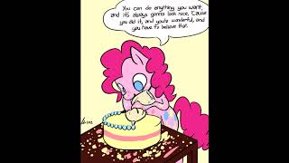 Pinkie's motivational words (TTS Experiment)