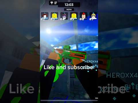 Shamrocker in gunfight arena #games #gameplay #shortvideo #shorts #roblox