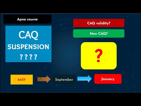 CAQ suspension||Latest information |September-January students