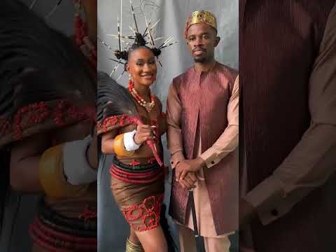 Our Traditional Wedding First Look! #makemefamous #wedding #africanbeautypower #africanbride
