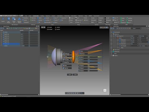 Construction: 3D-View Editor - Optical Design Software QUADOA Optical CAD