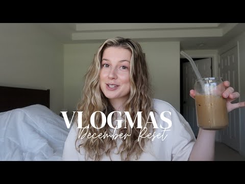 VLOGMAS DECEMBER RESET: cleaning, planning, and unboxing!