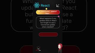 ⚠️ React Gotcha: Forget Functional Updates? Here’s What Happens!🤔  #shorts #codingwithlulu