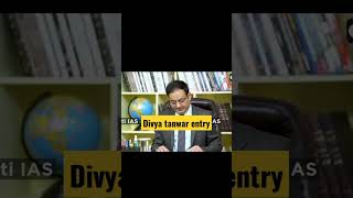 Divya tanwar entry in upsc mock interview #drishti_ias_interview #drishtiiasmockinterview #drishti