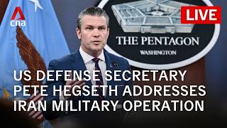 [LIVE] Pete Hegseth on US military operation in Iran
