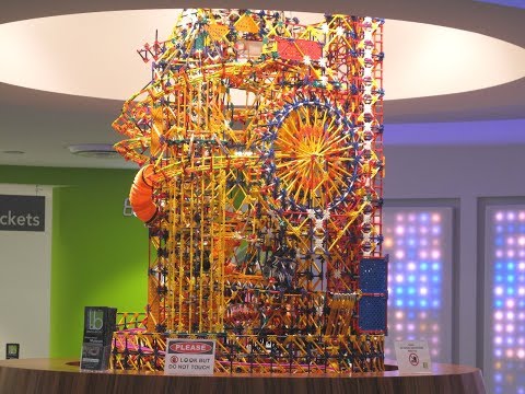 Lobby Knex Ball Machine - At Blocks to Bricks Museum