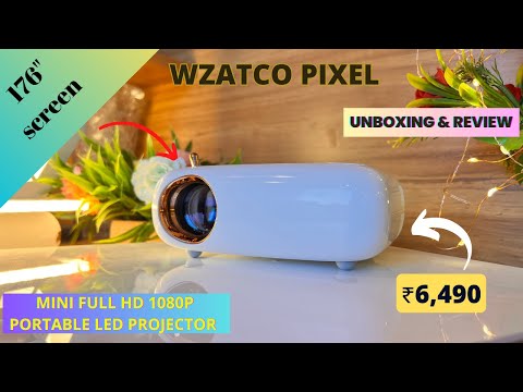 🔥Full HD Projector Under 5000 🤯| Wzatco pixel Review 2023 | Best Budget Projector🤑