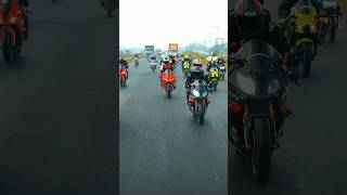 Group riding#kawasakininjah2rtopspeed #ninja #ninjah2rtopspeed #ninjah2rbike #foryou #shortsfeed#fyp