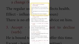 Adapt and adopt #englishforcommunication #english #12thclass