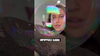 Here’s your bubble 2.0! Let’s make it UNPOPPABLE #science #experiment