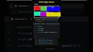 CSS Grid Align items| Tutor Joe's