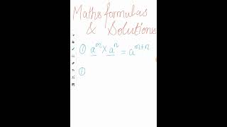 Law of Exponent Integral Exponents | Part 1 | Maths Formulas and Solutions | #exponents #law #maths