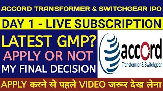 Accord Transformer And Switchgear IPO 🔴 Accord Transformer IPO Review 🔴 Accord Transformer IPO