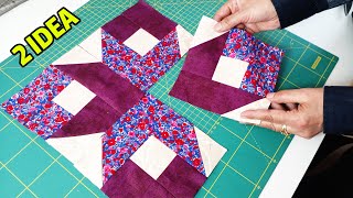 2 Fantastic and Easy Sewing Ideas with Fabric Scraps🍀Creative sewing