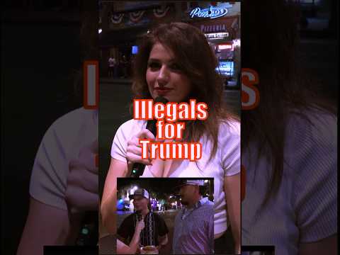 Illegal Immigrants Love Trump? #funny #streetinterview #trump #biden #election #trumpnews