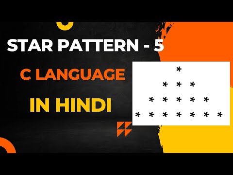 Print Star Pattern - 5 Using C Language || CodeOnFire