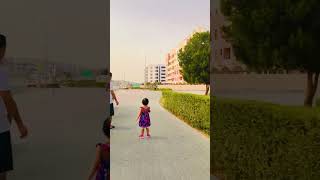 Little Butterfly 🦋 #eveningwalk #dubai #peguerang #shortsvideo #youtubeshorts #toddler activities