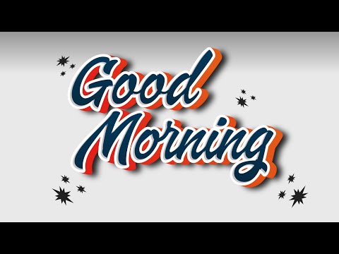 Good morning text effect | 3d text editing on pixellab #pixellab #tutorials #editing #photoshop