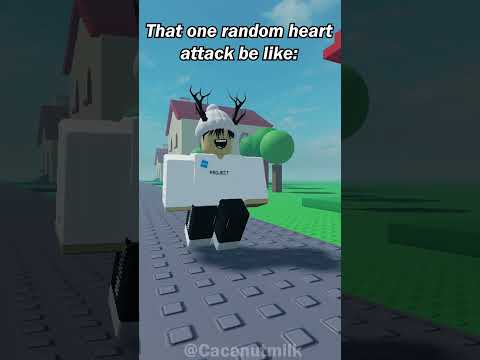 That one random heart attack be like: | Roblox Animation | #roblox #robloxanimation #memes #funny