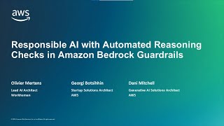 AWS AI and Data Conference 2025 – Responsible AI with Workhuman and Amazon Bedrock Guardrails