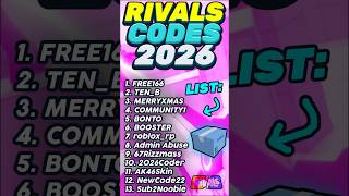 *NEW* RIVALS CODES FOR 2026 (ROBLOX RIVALS WORKING CODES)
