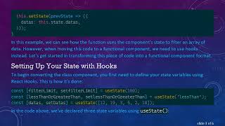 Transform Your Code with React Hooks
