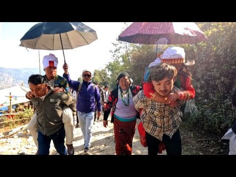 Marriage of the Kirati Rai community in the mid-hill rural region of Nepal. Nanda & Mamata